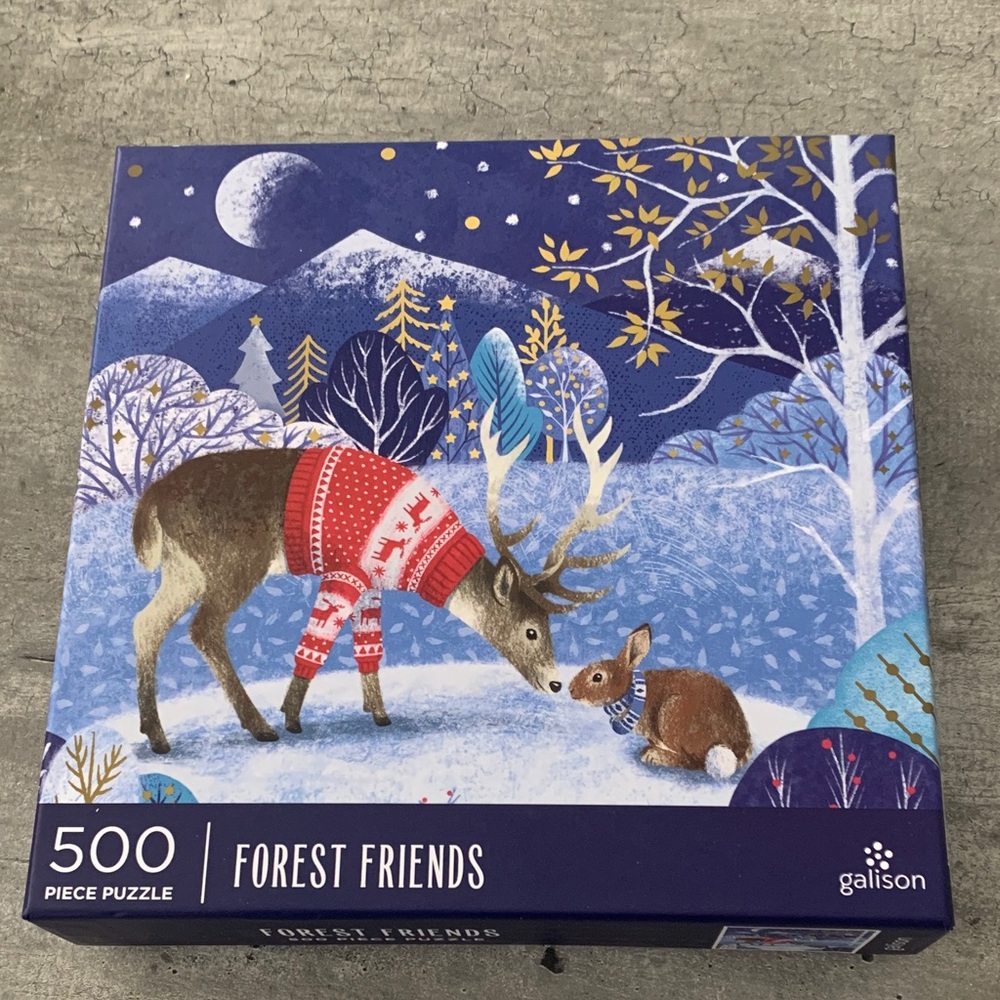Galison Forest Friends 500 Piece Puzzle